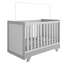 Ver imagem 5 de Conjunto para Quarto de Bebê com Cômoda 1 Porta 4 Gavetas e Berço Mini Cama Retrô