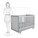 Ver mais imagens de Conjunto para Quarto de Bebê com Cômoda 1 Porta 4 Gavetas e Berço Mini Cama Retrô