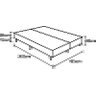 Cama Box King 193 Bipartido Bello Box - Tecido Sintético Branco - 2