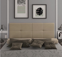 Ver imagem 1 de Cabeceira Painel Cama Box Casal 1,40 México Estofada Suspensa Dobrável - Caramelo Suede