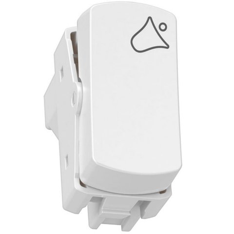 Módulo Pulsador de Campainha 10 Amperes 250 Volts 1m Branco Miluz - S3B72460 - Schneider Steck