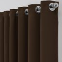 Ver imagem 2 de Cortina Blackout Bloqueia Luz 3 Metros Cinza Escuro Luxo