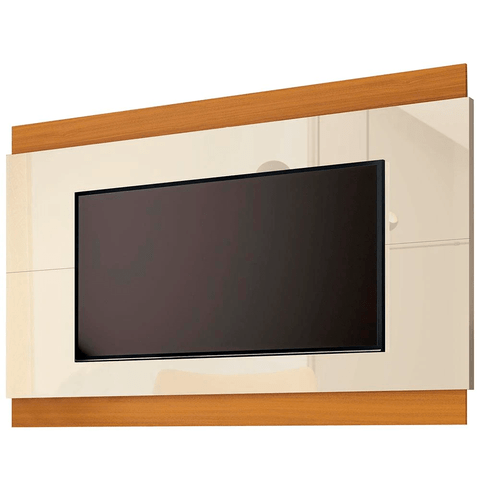 Painel Legacy 1,60m para TVS de até 60" Off White/Cedro Natural