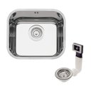 Ver imagem 1 de Cuba Embutir Lavínia 40 Bl Inox Alto Brilho com Escape 94020/203 40x34 Cm Tramontina