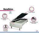 Ver imagem 6 de Cama Baú c/Aux Crc Solt+Colchão Anatômico Ortopédico Fit 2.0 Ortobom