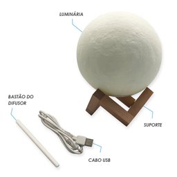 Luminaria de Lua Umidificador - 2