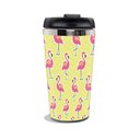 Ver imagem 2 de Copo Térmico Flamingos Amarelo
