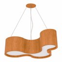 Ver imagem 1 de Pendente Semi Cilíndrico Madeira 120 cm:Freijó