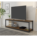 Ver imagem 1 de Rack Estilo Industrial com Estrutura em Aço e Prateleiras em Mdf