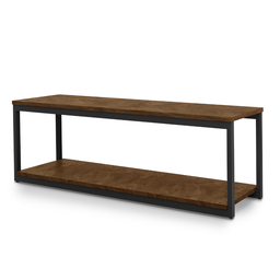 Rack Estilo Industrial com Estrutura em Aço e Prateleiras em Mdf - 2