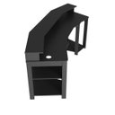 Ver imagem 7 de Mesa Gamer Cockpitp para 2 Monitores 186,6cm Preto ME4167