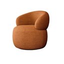 Ver imagem 6 de Conjunto Sala Painel TV 70 Concept com Poltronas Eloah Boucle Terracota Conffort Casa