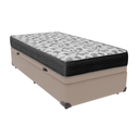 Ver imagem 1 de Cama Ortobom D33 Solteiro com Box Baú Bege Iso100