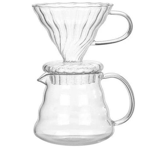 Jogo jarra borossilicato e passador café mimo