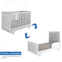 Ver imagem 7 de Quarto de Bebê com Cômoda de Bebê e Berço com Capitonê e Prateleira Retrô Jolie