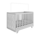 Ver imagem 6 de Quarto de Bebê com Cômoda de Bebê e Berço com Capitonê e Prateleira Retrô Jolie