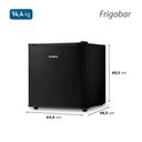 Ver imagem 7 de Frigobar Mondial 46l Porta Reversível 7 Níveis de Controle de Temperatura Preto 127v - Fgb-01-b50