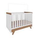 Ver imagem 5 de Quarto de Bebê Completo com Guarda Roupa 4 Portas 3 Gavetas Cômoda e Berço Retrô 