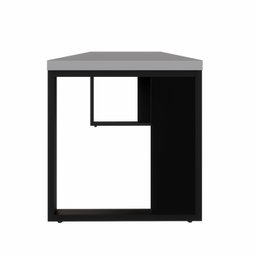 Mesa Escrivaninha Reta Industrial 170cm Pés Metal - 4 Mesa Escrivaninha Reta Industrial 170cm Pés Metal - 4