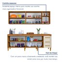 Ver imagem 5 de Cozinha Completa 9 Portas e 3 Gavetas Atenas