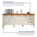 Ver imagem 4 de Cozinha Completa 9 Portas e 3 Gavetas Atenas