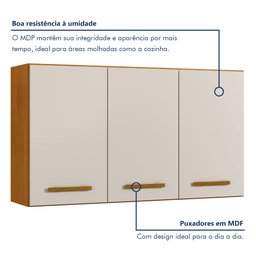 Cozinha Completa 9 Portas e 3 Gavetas Atenas  - 3