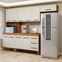 Ver imagem 1 de Cozinha Completa Modulada 10 Portas 3 Gavetas Atenas