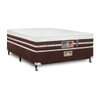 Cama Box Casal Castor Silver Star Air One Face Pocket Hibrido 138x188x59 + Box Castor - 1