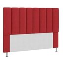 Ver imagem 1 de Cabeceira Queen Estofada Cancun Vermelho - M&F Decor