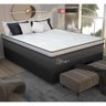 Cama Box Conjugado King com Colchão 193x72x203 Primeline Hr Gazin Cr35304 Preto - 1