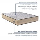 Ver imagem 7 de Colchão de Casal 138x188x25cm Rubi Molas Ensacadas Colchoart Bege