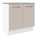 Ver imagem 1 de Balcão 80 Cm 2 Portas Branco/crema Agata Madesa