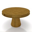 Ver imagem 2 de Mesa de Jogos Carteado 6 Lugares Bellagio com Gavetas e Tampo Reversível Base Cone com Tecido Mel/ve