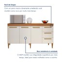 Ver imagem 5 de Balcão Atenas 3 Portas e 3 Gavetas