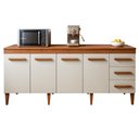 Ver imagem 2 de Balcão Atenas 4 Portas e 3 Gavetas 