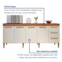 Ver imagem 7 de Balcão Atenas 4 Portas e 3 Gavetas