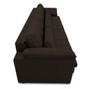 Ver imagem 7 de Sofá Retrátil Manual Sala de Estar Nolan Bipartido 414cm Conforto Premium em Couro Marrom G58 - Gran