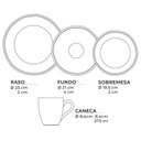 Ver imagem 5 de Aparelho de Jantar 16 Peças Daily Natural Porto Brasil