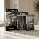 Ver imagem 6 de Kit Livro Caixa Decorativo 3 Peças – Caixa Organizadora Estilo Livro para Decoração:London, Dubai, N