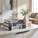 Ver imagem 5 de Kit Livro Caixa Decorativo 3 Peças – Caixa Organizadora Estilo Livro para Decoração:London, Dubai, N