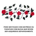 Ver imagem 3 de Enfeite de Parede Decorativo Todo de Ferro 5 Rosas:vermelho