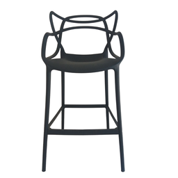 Banqueta Allegra Top Chairs Preta - Kit com 3 - 2
