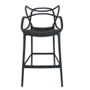 Ver imagem 3 de Banqueta Allegra Top Chairs Preta - Kit com 3