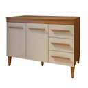 Ver imagem 2 de Balcão de Cozinha com Tampo 2 Portas 3 Gavetas Atenas 