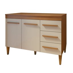 Balcão de Cozinha com Tampo 2 Portas 3 Gavetas Atenas - 2 Balcão de Cozinha com Tampo 2 Portas 3 Gavetas Atenas - 2