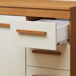 Balcão de Cozinha com Tampo 2 Portas 3 Gavetas Atenas - 9