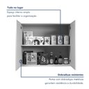 Ver imagem 4 de Armario Aéreo de Cozinha 2 Portas Valencia