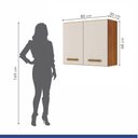 Ver imagem 4 de Armario Aéreo de Cozinha 2 Portas Valencia 