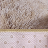 Tapete Shaggy Felpudo para Quarto Sala 200x250 Marrom Light - 5