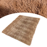 Tapete Shaggy Felpudo para Quarto Sala 200x250 Marrom Light - 3